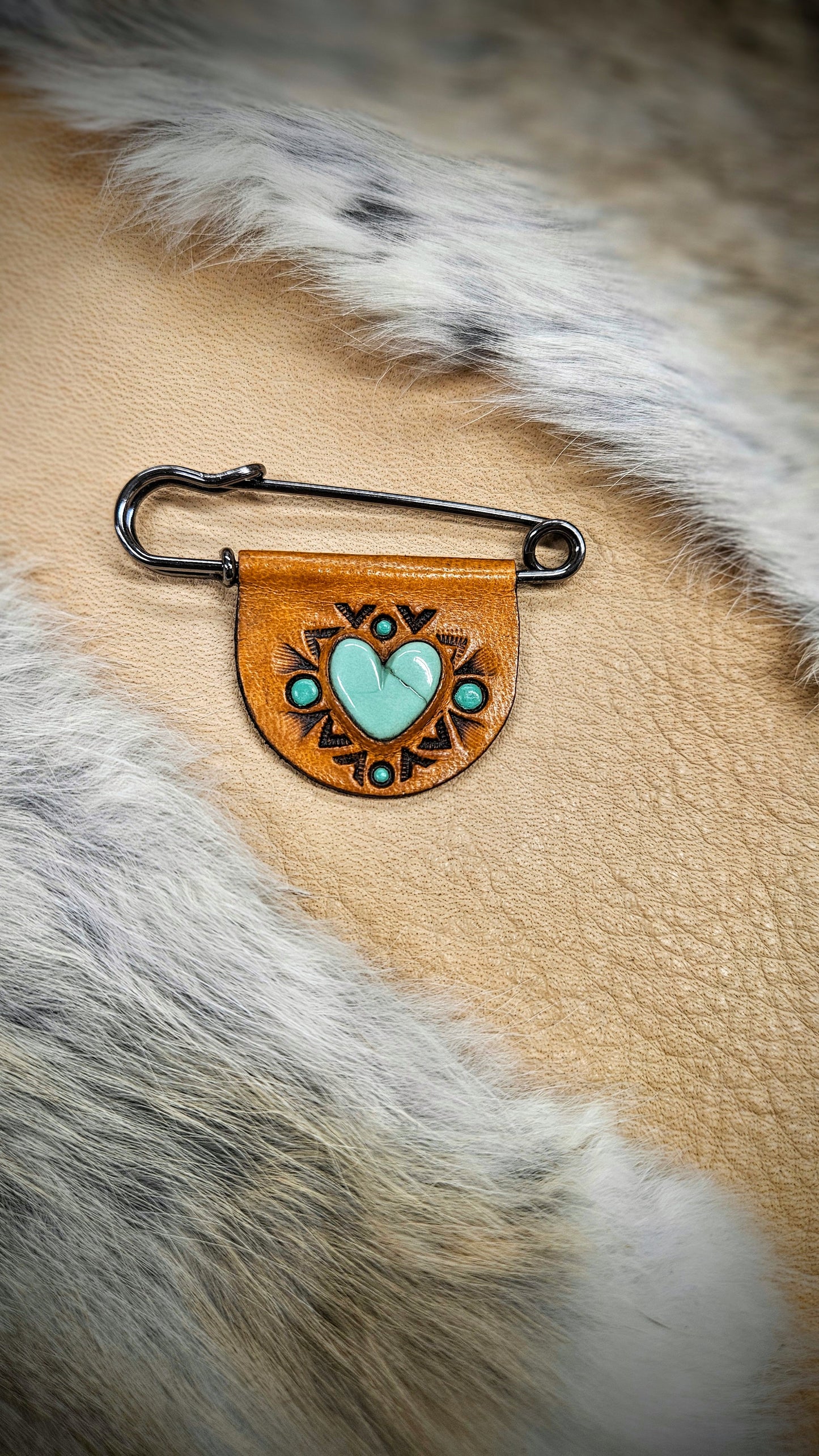 Turquoise Kilt Pins