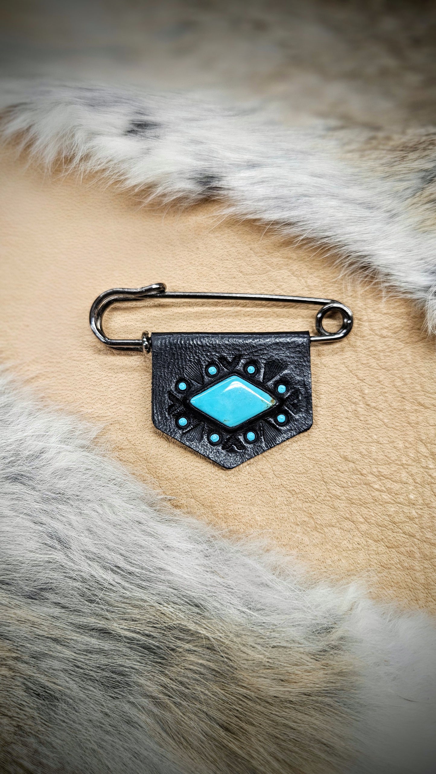 Turquoise Kilt Pins