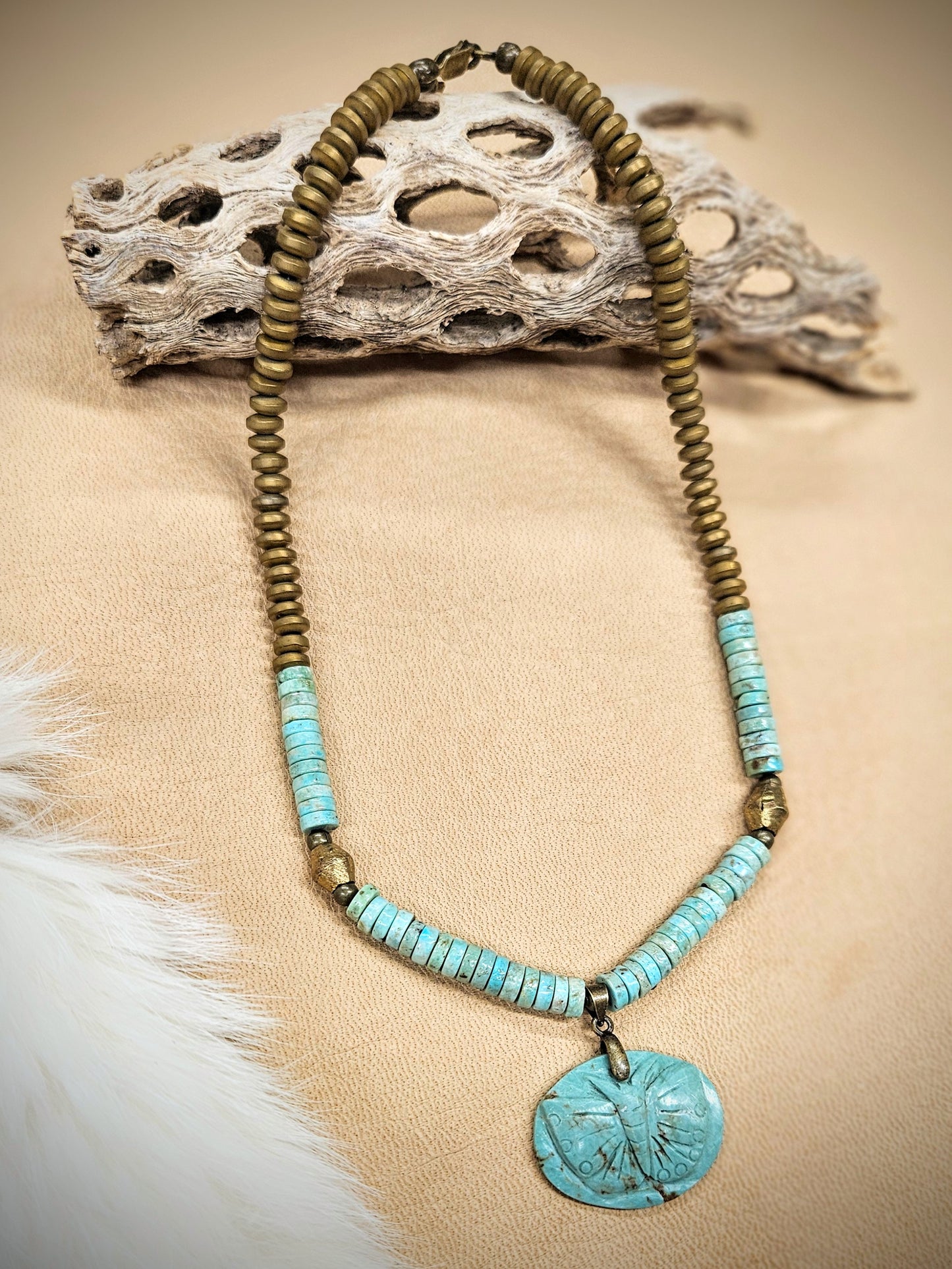 Turquoise Butterfly Chokers