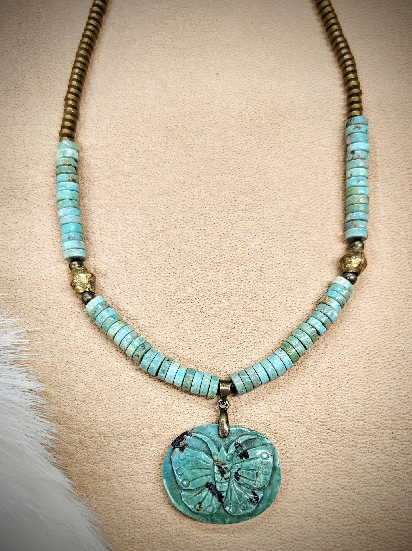 Turquoise Butterfly Chokers