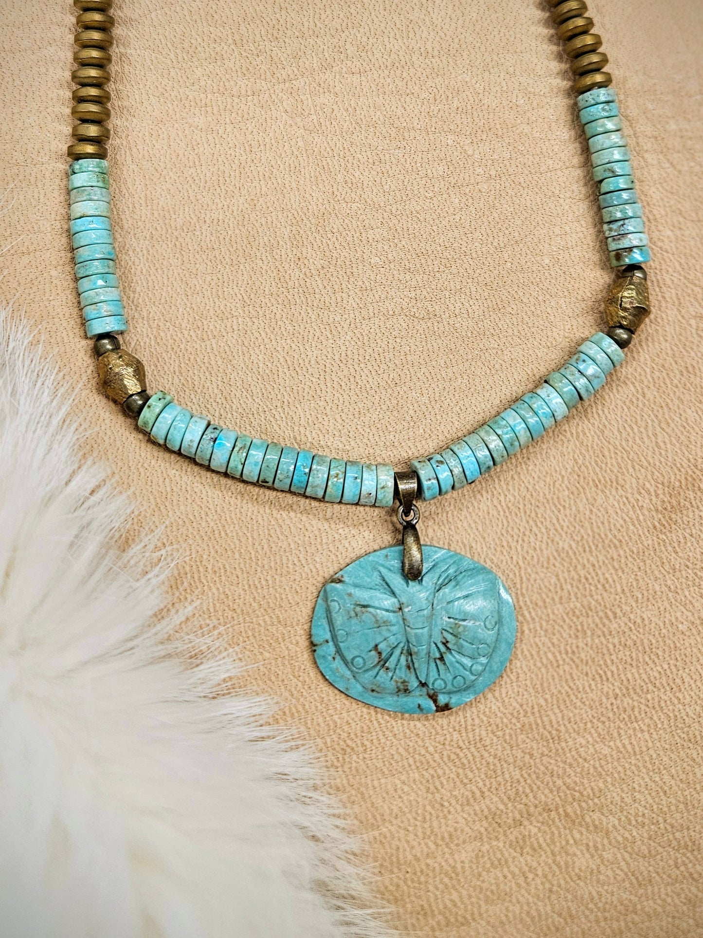 Turquoise Butterfly Chokers