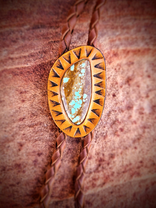 #8 Turquoise Bolo Tie