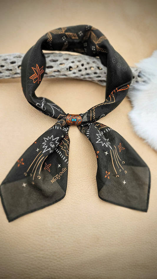 Leather Scarf Slides