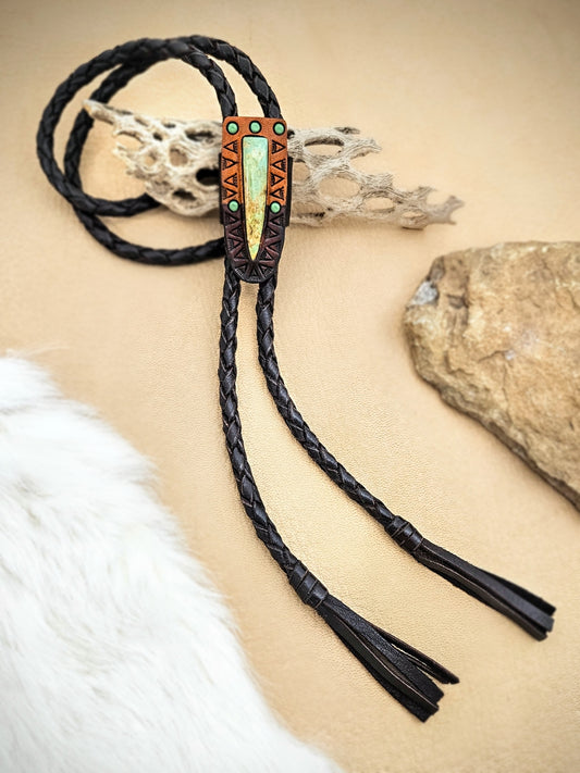 Tyrone Two-Tone Bolo Tie