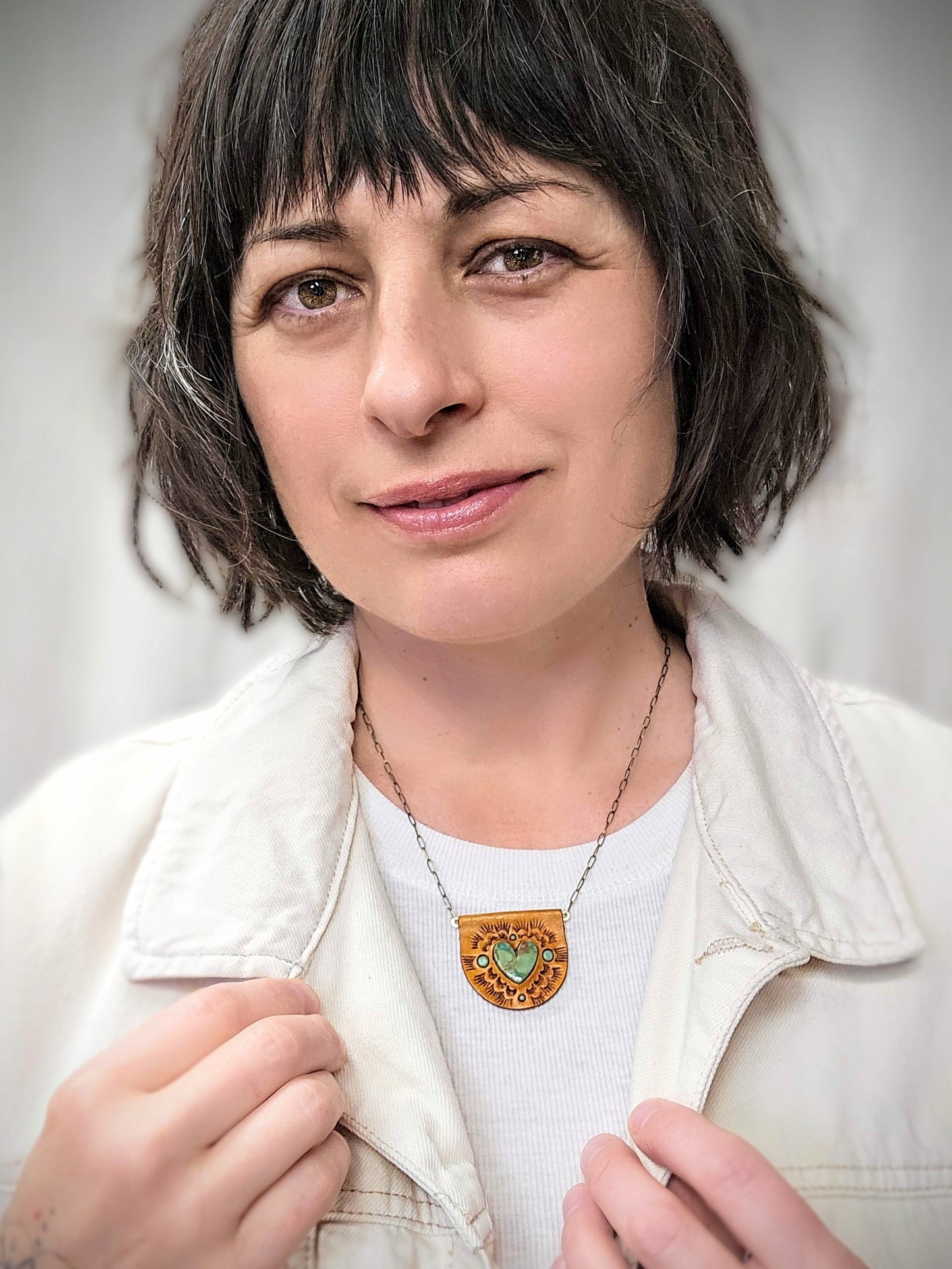 Turquoise Heart Pendants