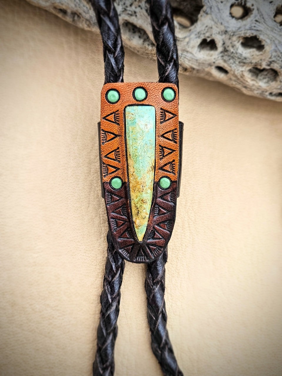 Tyrone Two-Tone Bolo Tie