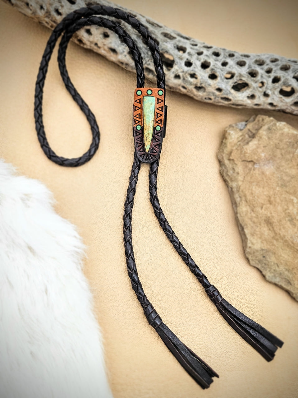 Tyrone Two-Tone Bolo Tie