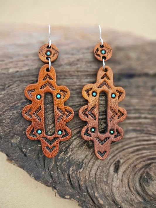 Ombre Concho Earrings