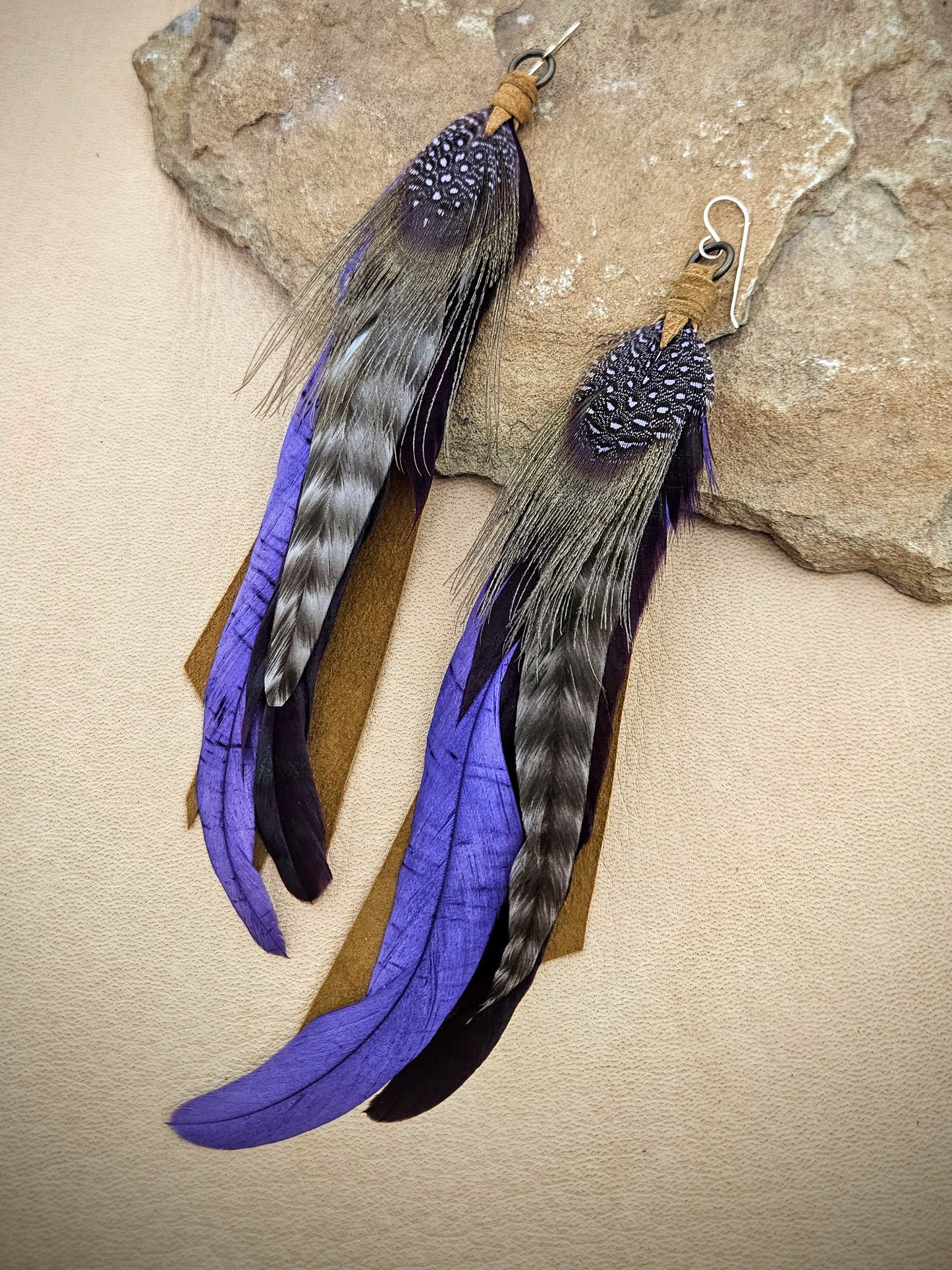 Long Feather Earrings