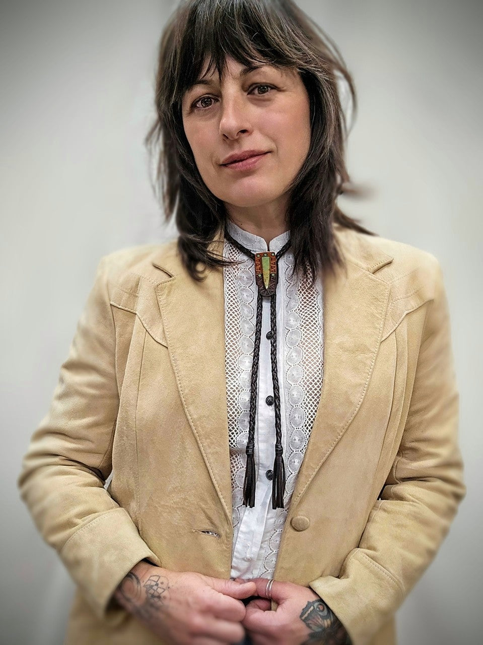 Tyrone Two-Tone Bolo Tie