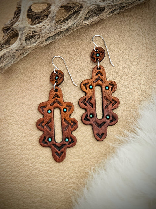 Ombre Concho Earrings