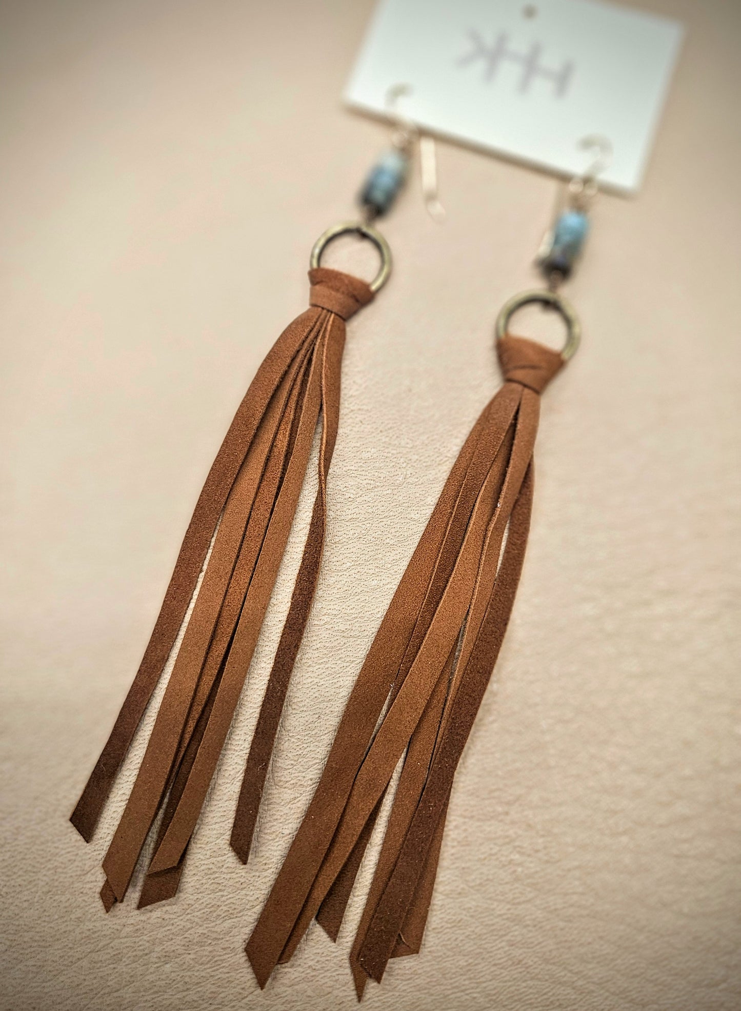 Turquoise Tassel Earrings