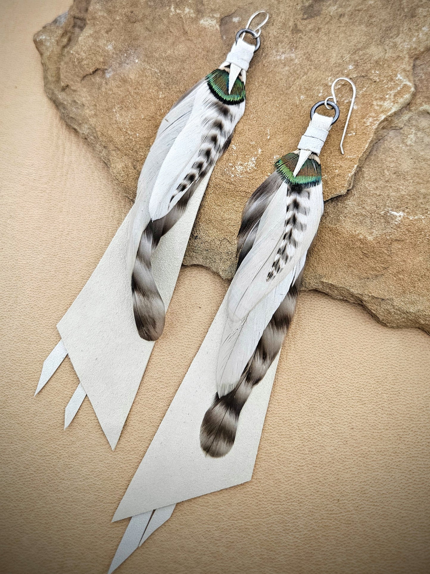 Long Feather Earrings